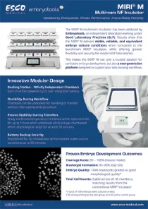 MIRI® M Embryotools Flyer